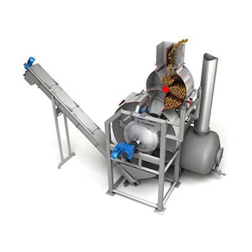 Peladora patatas - Eco series - Tomra - de vapor / automática