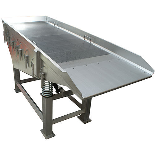 Mesa vibratoria para la industria agroalimentaria - PG 18 series - Pigo - de acero inoxidable