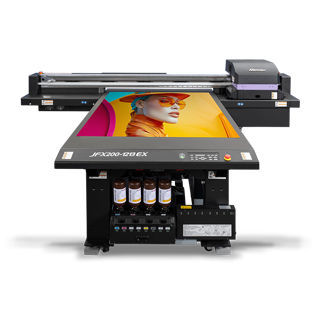 Trazador gráfico de inyección de tinta UV - JFX200-1213 EX - Mimaki Engineering Co. Ltd - de color / de alta velocidad