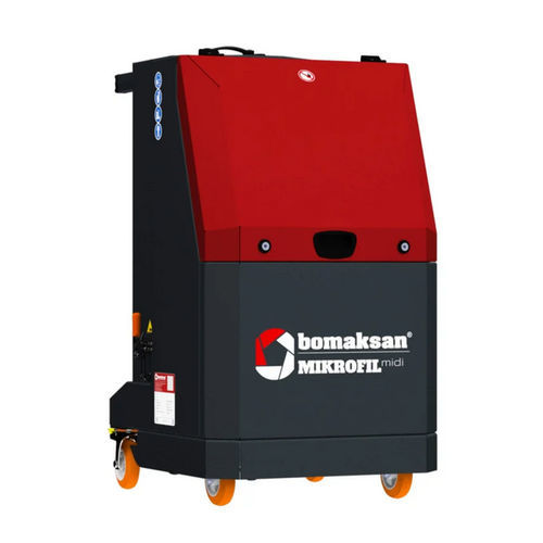 Extractor de humo de alto vacío - MikroFIL Midi - Bomaksan Industrial Air Filtration Systems - móvil / para la industria / de soldadura