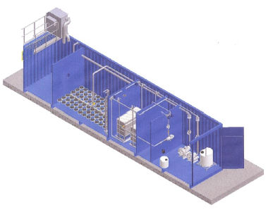 Biorreactor de membrana - CTN series - B&P Water Technologies srl - para el tratamiento de aguas residuales / de proceso / de metales