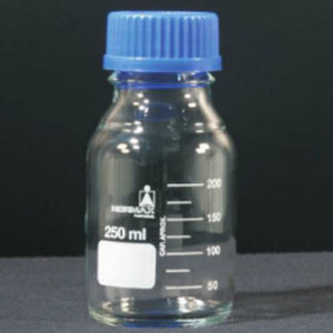 Botella de vidrio borosilicato - Normax - Fábrica de Vidro Científico - con tapón