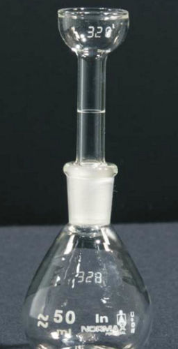 Picnómetro de vidrio - Normax - Fábrica de Vidro Científico