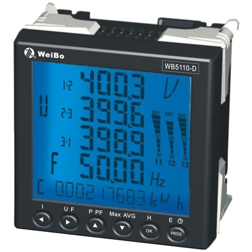 Contador de energía eléctrica para montaje sobre panel - WB5110-D - Mianyang Weibo Electronic Co., Ltd - digital / programable