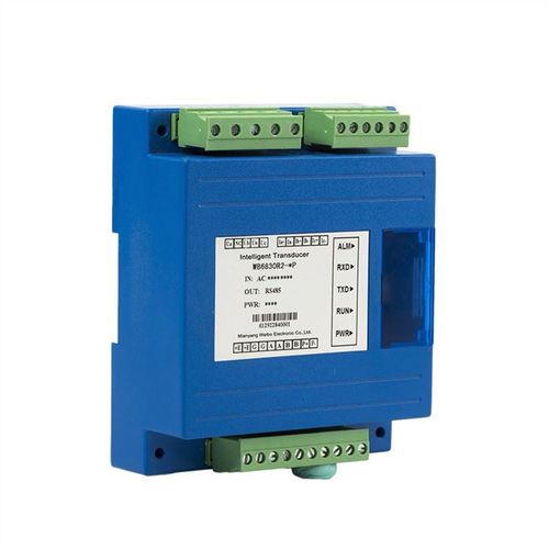 Transductor de tensión AC - WB6830R2-NP - Mianyang Weibo Electronic Co., Ltd - trifásico / en riel DIN