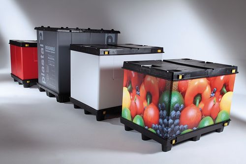 Contenedor de plástico - Eredi Caimi S.r.l. - encajable / apilable
