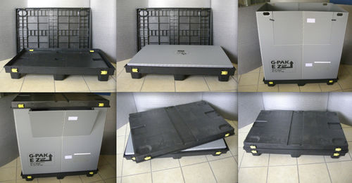 Caja-palé de plástico - RePaK TK - Eredi Caimi S.r.l. - plegable