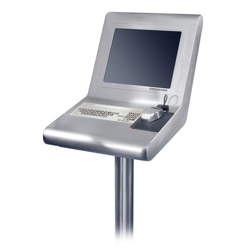 Terminal de operador con pantalla táctil - MiniConsole™ - Strongarm Designs - de pie / LCD color / compacto