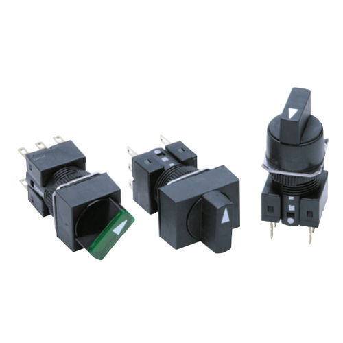 Interruptor con botón selector - A165 series - OMRON - SPDT / estándar / resistente al aceite
