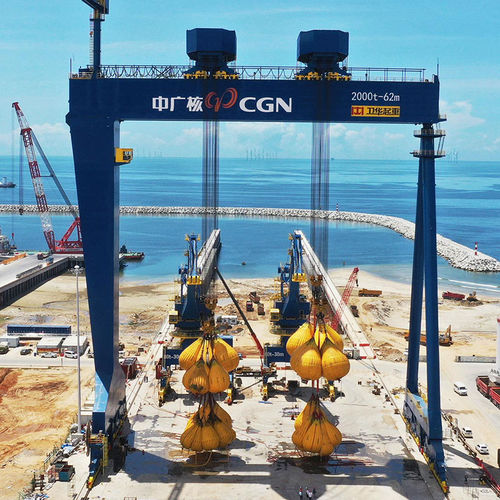Pórtico en riel - Henan Weihua Heavy Machinery Co., Ltd - para grandes cargas