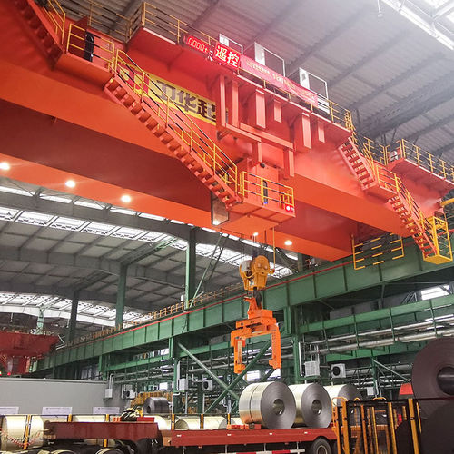 Puente grúa de riel doble - Henan Weihua Heavy Machinery Co., Ltd - inteligente / para taller / longitud