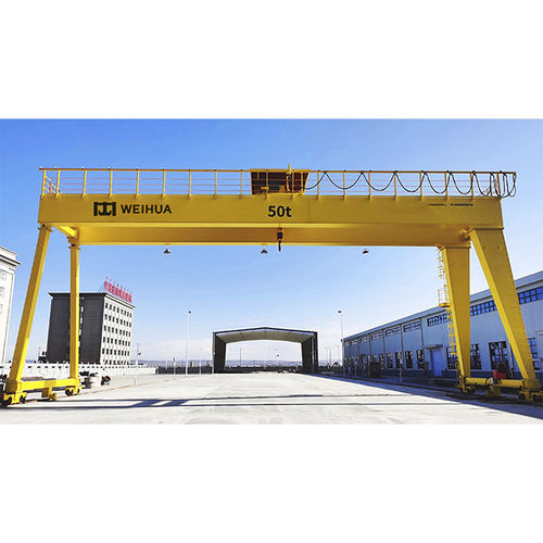 Pórtico de riel doble - Henan Weihua Heavy Machinery Co., Ltd - en riel / para obras de infraestructura / para taller