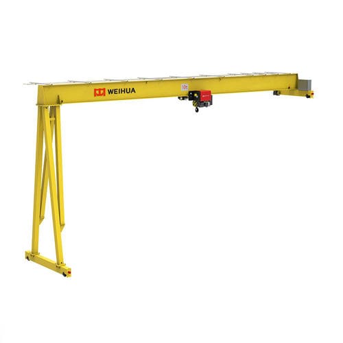 Semipórtico estacionario - Henan Weihua Heavy Machinery Co., Ltd - monorriel / eléctrico
