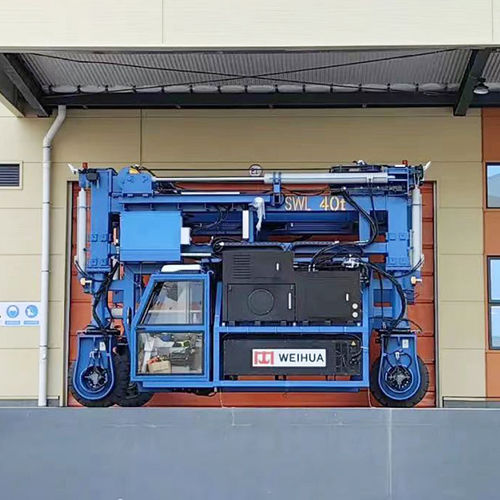 Grúa móvil - Henan Weihua Heavy Machinery Co., Ltd - de manipulación / de transporte / para contenedores