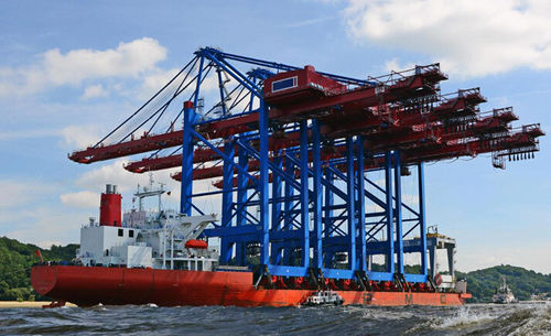 Pórtico en riel - Henan Weihua Heavy Machinery Co., Ltd - para contenedores