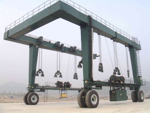 Pórtico con neumáticos - weihua crane - Henan Weihua Heavy Machinery Co., Ltd - de descarga de buque