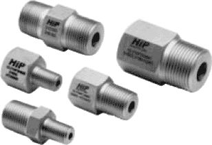 Racor roscado - NF series  - HIP - rápido / de acero inoxidable / NPT