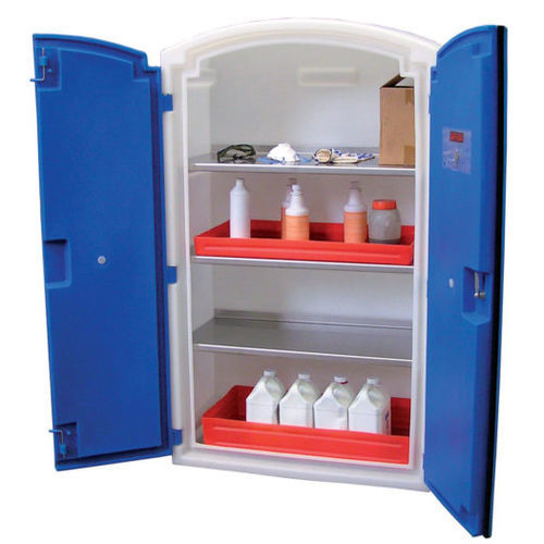 Armario de almacenamiento - AGM1002F - EMP - de suelo / con estantes / con puertas dobles