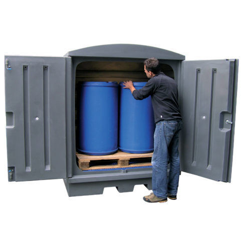 Armario para barriles - CGM1/280 series - EMP - de almacenamiento / de suelo / con puertas dobles