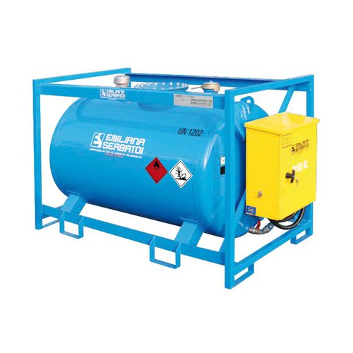 Recipiente de transporte - Traspo® - Emiliana Serbatoi - de combustible / para IBC / de acero al carbono