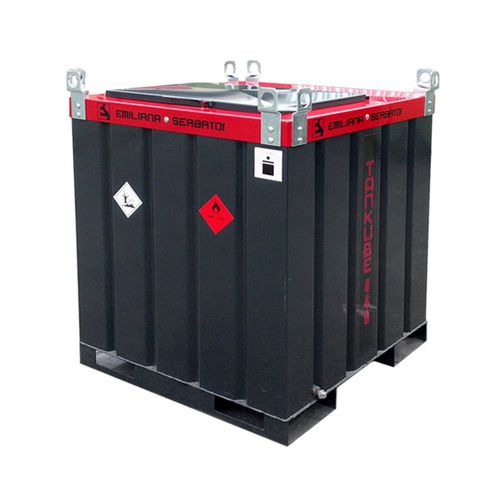 Depósito de transporte - Tankube - Emiliana Serbatoi - de agua / de acero al carbono / de acero electrosoldado
