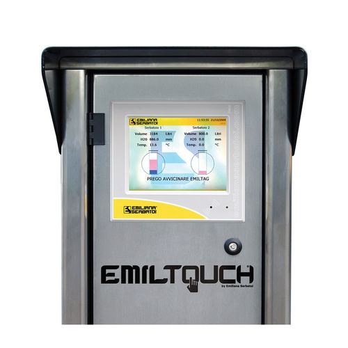 Sistema de supervisión de consumo de combustible - Emiltouch® - Emiliana Serbatoi - para tanque / automático / GPRS