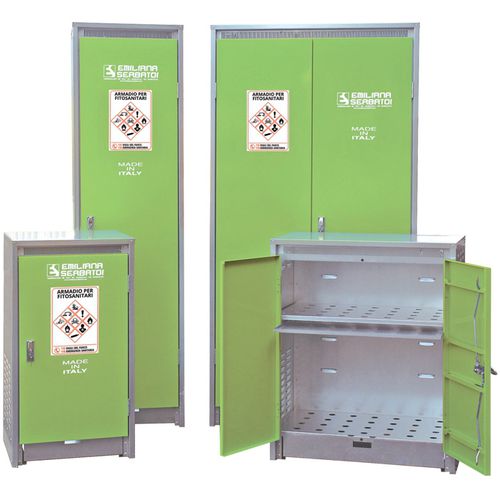 Armario de almacenamiento - Securfito - Emiliana Serbatoi - de seguridad / de suelo / con puerta