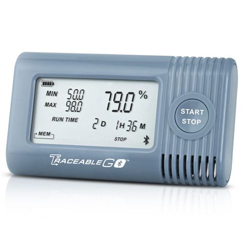 Registrador de datos de temperatura y humedad - VWR - bluetooth / con pantalla LCD / para batería