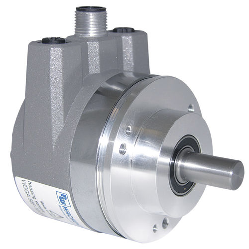 Encoder rotativo absoluto - WDGA 58F - Wachendorff Automation GmbH & Co. KG - magnético / con eje macizo / monovuelta