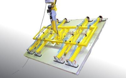 Elevador de ventosas para planchas de madera - Kilner Vacuumation - pivotante
