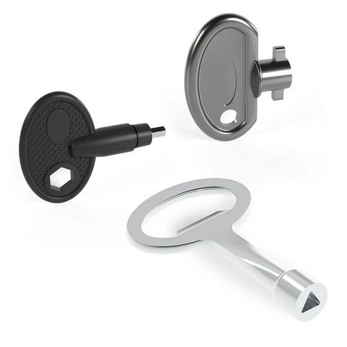 Pestillo con llave - SR5501 - Essentra Components - de zinc / de aleación de zinc / cromado