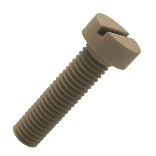 Tornillo de cabeza cilíndrica - SRK0088 - Essentra Components - ranurado / de PEEK / resistente a los productos químicos