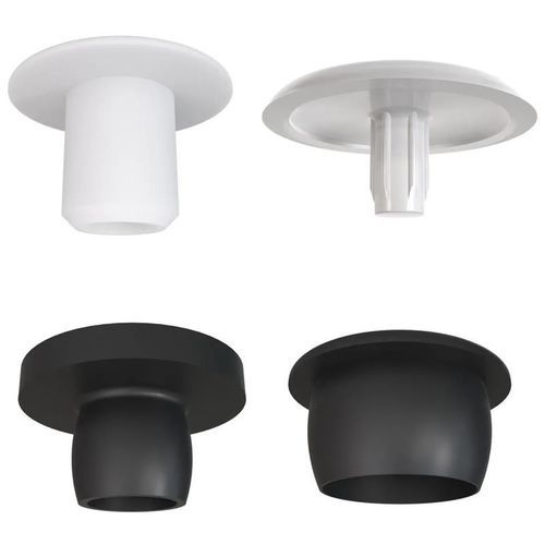 Tapón plano - 10060537 - Essentra Components - de domo / a presión / de plástico