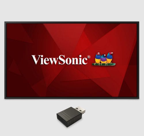 Visualizador LCD - CDE5520-W1 - ViewSonic - 3840 x 2160 / Full HD / 55"