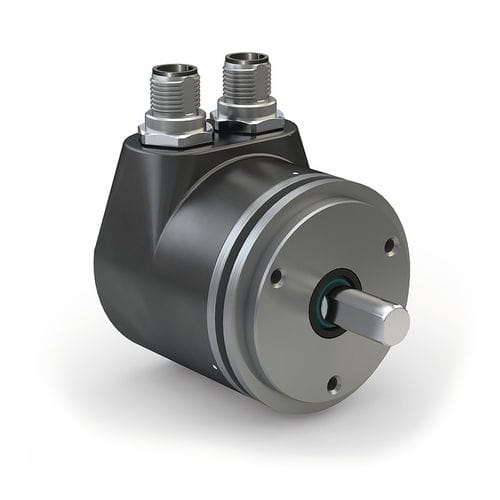 Encoder rotativo absoluto - WV5800M - SIKO GmbH - magnético / con brida / digital