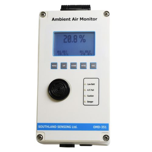 Detector de oxígeno - OMD-351-O2-CO2 - Southland Sensing Ltd. - de dióxido de carbono / electroquímico / de infrarrojos