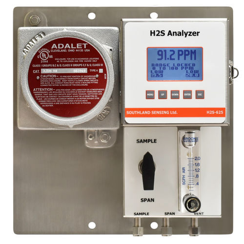 Analizador de sulfuro de hidrógeno - H2S-625 - Southland Sensing Ltd. - de vigilancia / de proceso / para zona de descarga
