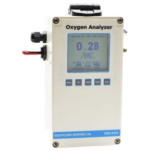 Analizador de oxígeno - OMD-525X - Southland Sensing Ltd. - de vigilancia / de trazas / de pureza