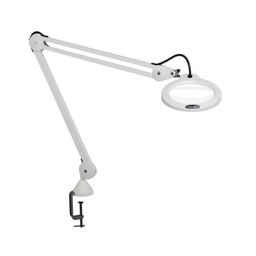 Lupa de trabajo - 9-101 - bernstein - luz led / de control de calidad / sobre brazo articulado