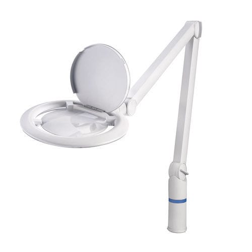Lupa de trabajo - 9-104 - bernstein - luz led / sobre brazo articulado / de sobremesa