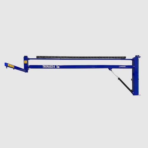 Grúa pluma ergonómica - TWINAXE - Engmar - giratoria / de altura regulable / de soldadura