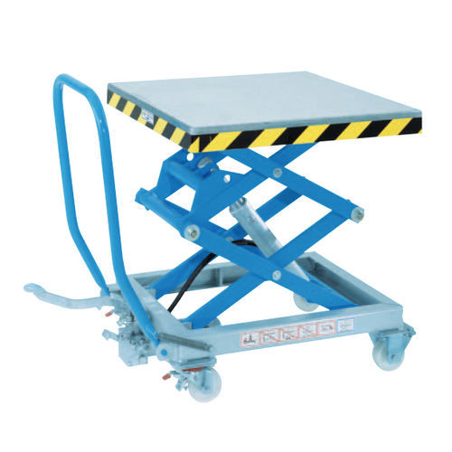 Mesa elevadora de doble tijera - HF 2 K series - Gruse Maschinenbau - manual / móvil / para cargas pesadas