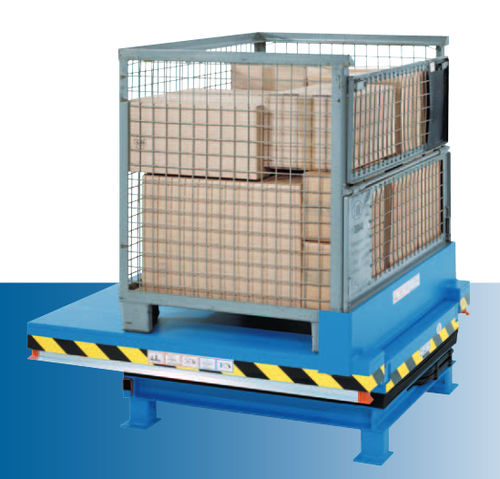 Mesa elevadora basculante - HKT 1500 - Gruse Maschinenbau - de fuelle / eléctrica / estacionaria