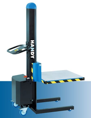 Apiladora electrohidráulica - Handy series - Gruse Maschinenbau - con operador a pie / con pedal / con plataforma