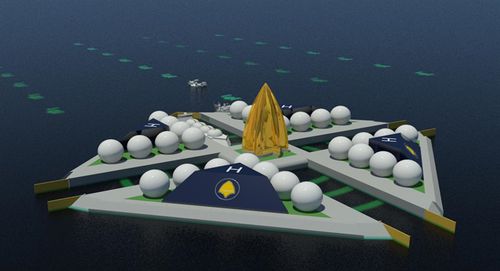 Central hidroeléctrica 20 - 50 MW - Poduhvat - de turbina / flotante