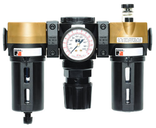 Filtro regulador lubricador de aire comprimido - MD3 - ROSS Controls