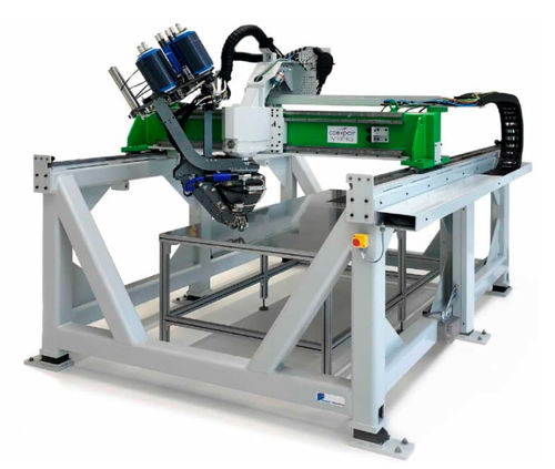 Máquina de colocación de fibras automática - Coexpair s.a. - para compuestos / para moldeado por transferencia de resina RTM