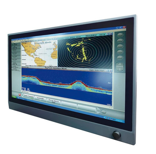 Monitor LCD - NPD2706 - Litemax Electronics Inc. - con pantalla táctil multipuntos / marino / 27"