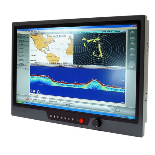 Monitor LCD - NPD2118 - Litemax Electronics Inc. - con pantalla táctil resistiva / marino / 21,5"