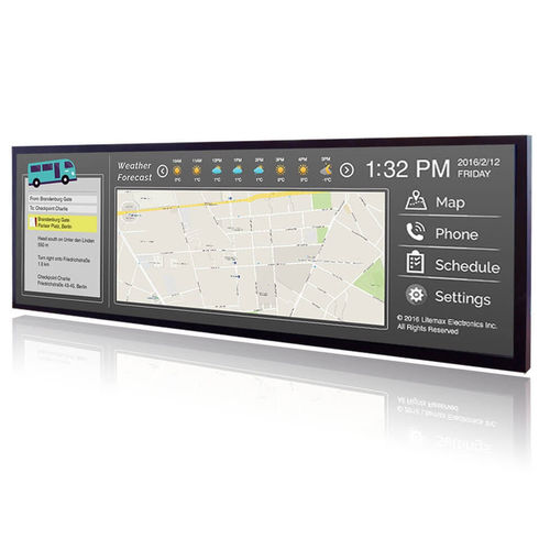 Monitor LCD - 1393-A series - Litemax Electronics Inc. - retroiluminación LED / industrial / 13,9"